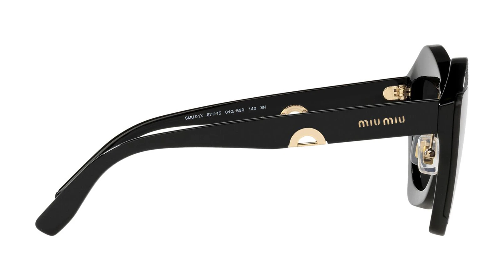 Солнцезащитные очки Miu Miu 01XS 01Q5S0 оригинальный размер фото 3