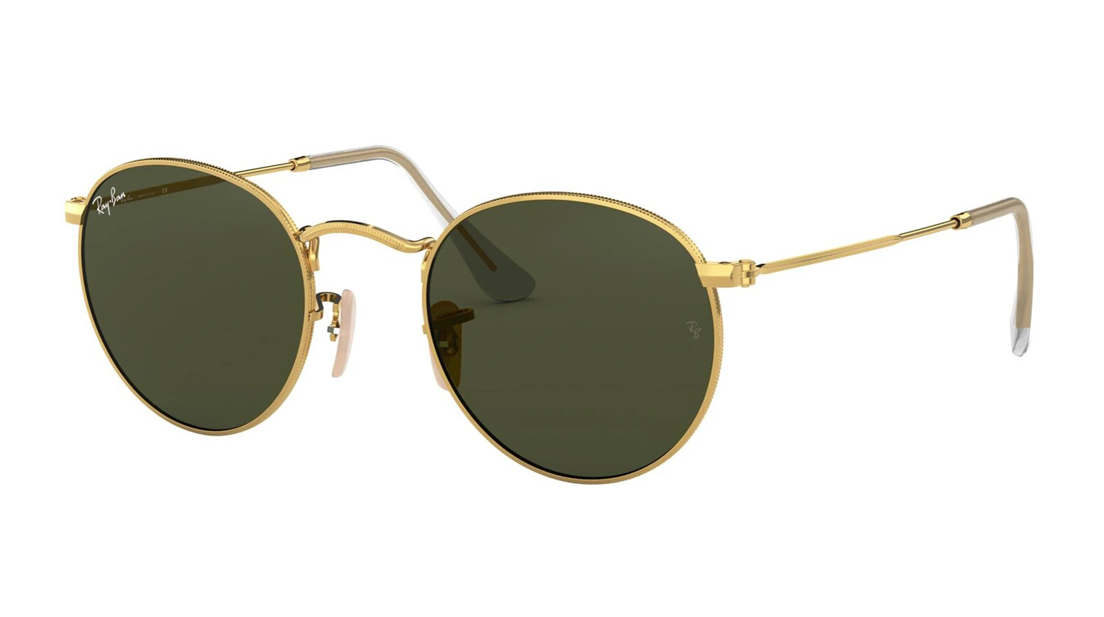 Мужские солнцезащитные очки Ray-Ban Round Metal RB 3447 001 оригинальный размер фото 1
