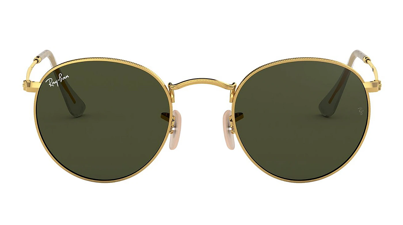 Мужские солнцезащитные очки Ray-Ban Round Metal RB 3447 001 фото 2