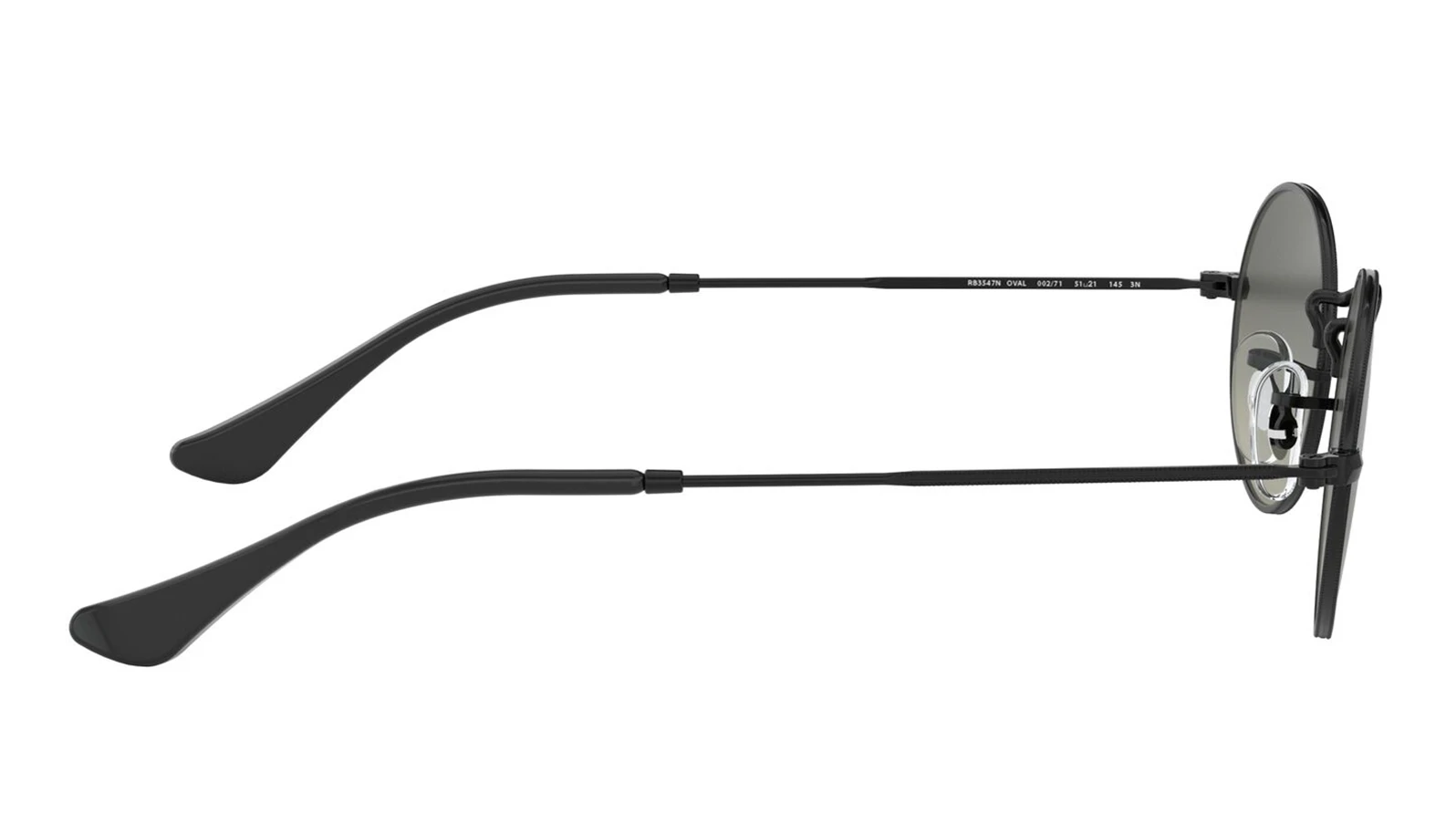 Мужские солнцезащитные очки Ray-Ban Oval Flat Lenses RB 3547N 002/71 оригинальный размер фото 3