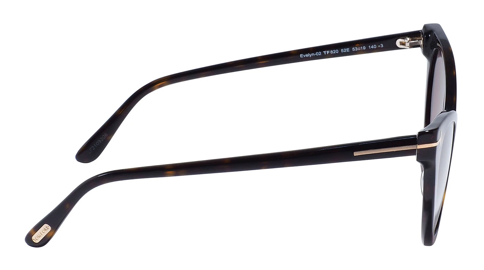 Женские солнцезащитные очки Tom Ford Evelyn-02 820 52E оригинальный размер фото 3