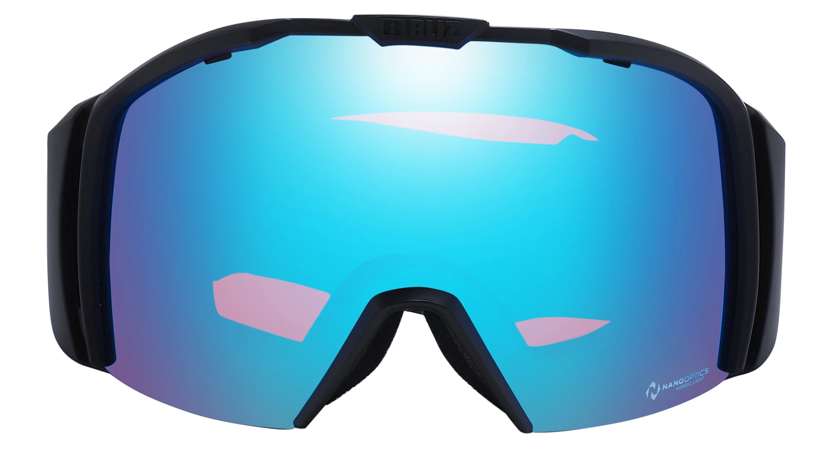 Унисекс спортивные очки Bliz Goggles Nova Nordic Light Matt Black оригинальный размер фото 2