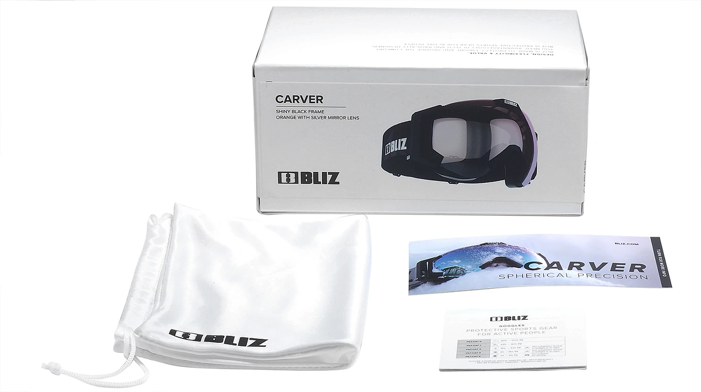 Спортивные очки Bliz Goggles Carver SR Black фото 5