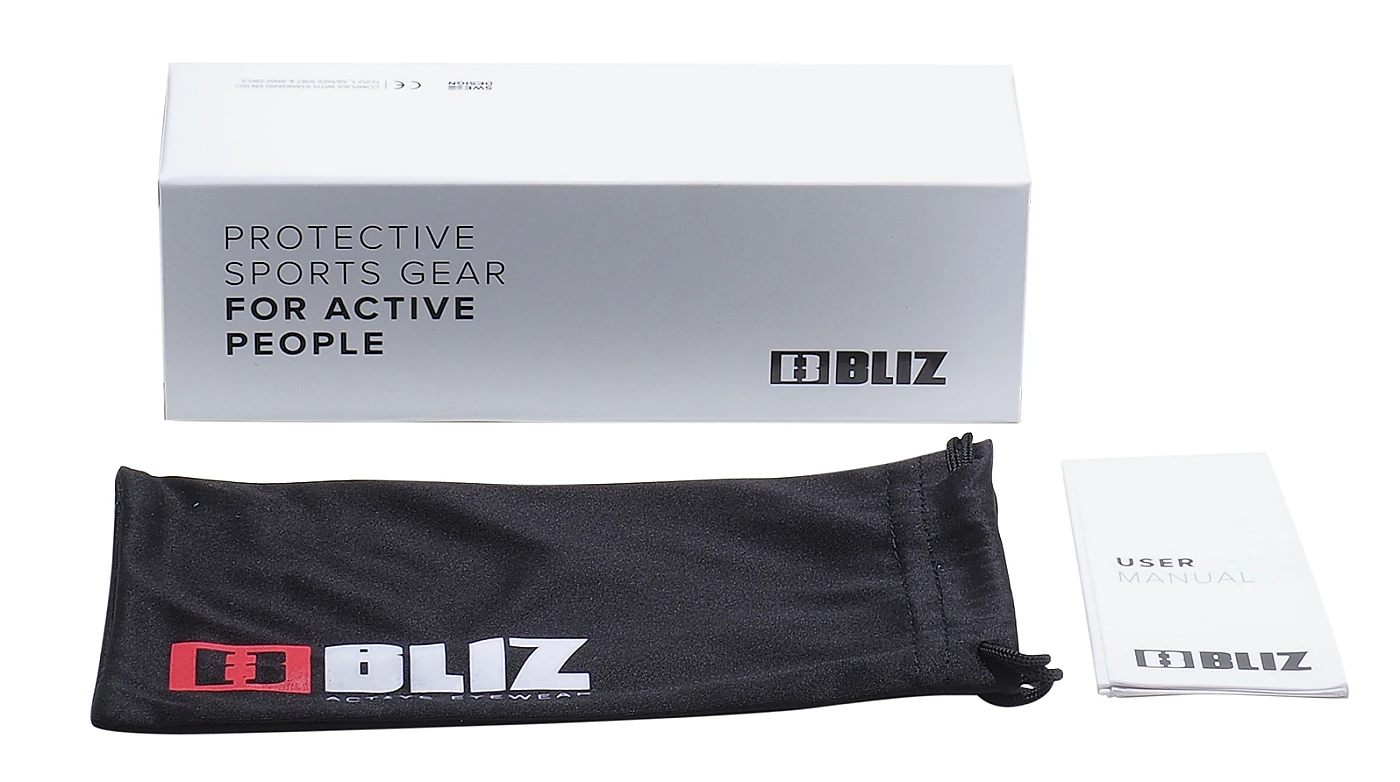 Мужские спортивные очки Bliz Active Drift Matt Black фото 5