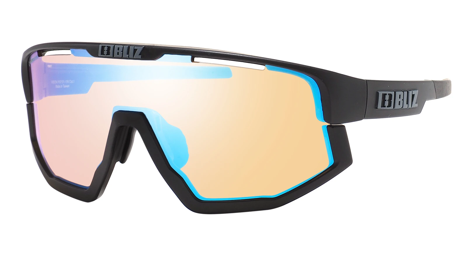 Спортивные очки Bliz Active Vision Nano Optics Matt Black Grey Nordic Light оригинальный размер фото 2