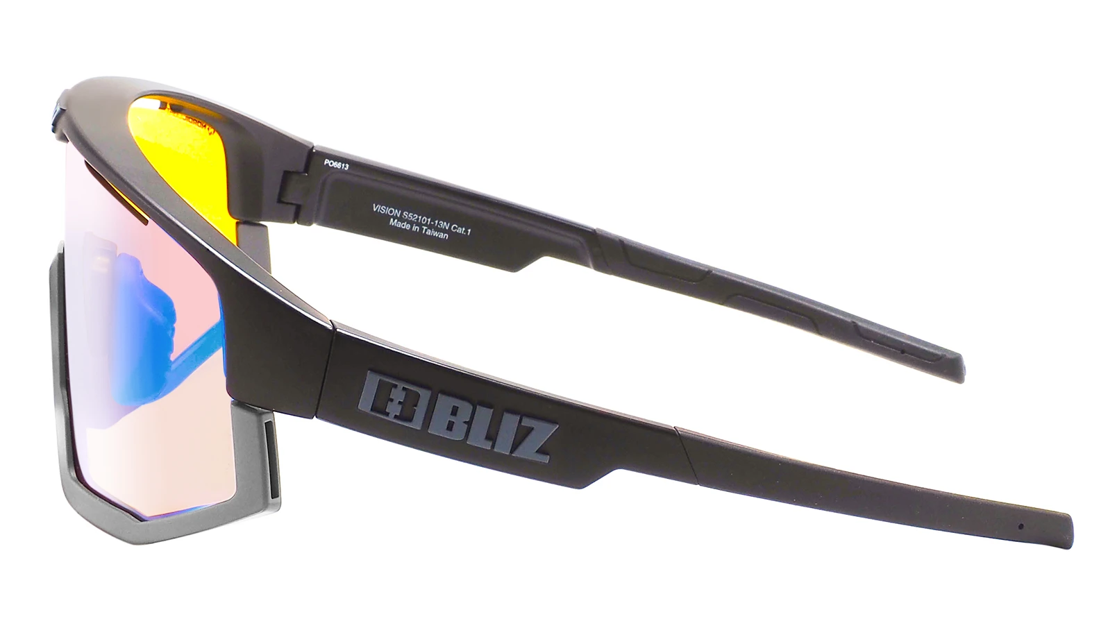 Спортивные очки Bliz Active Vision Nano Optics Matt Black Grey Nordic Light оригинальный размер фото 7