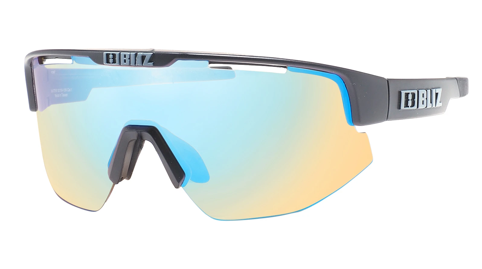 Спортивные очки Bliz Active Matrix Nano Optics Matt Black Nordic Light оригинальный размер фото 1