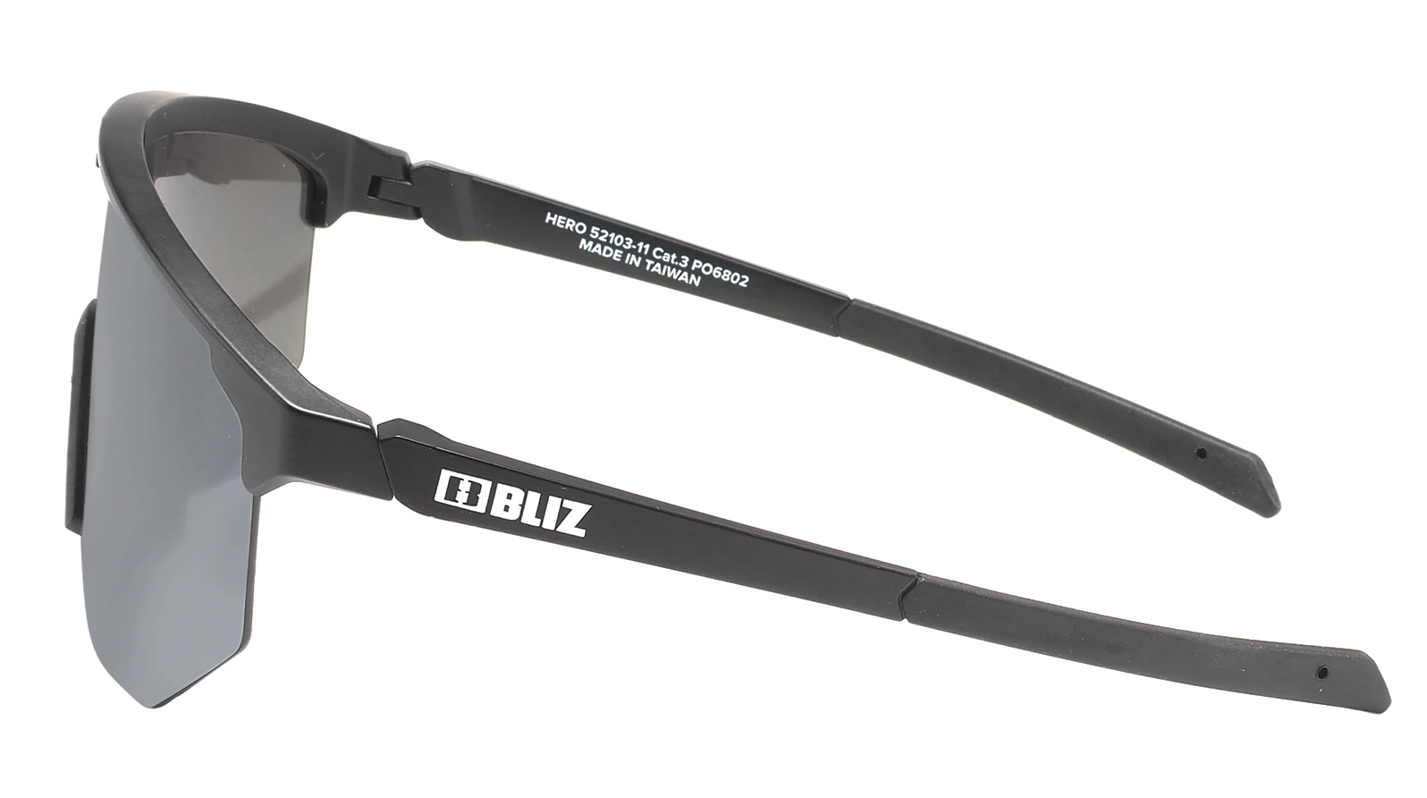 Мужские спортивные очки Bliz Active Hero Black оригинальный размер фото 4