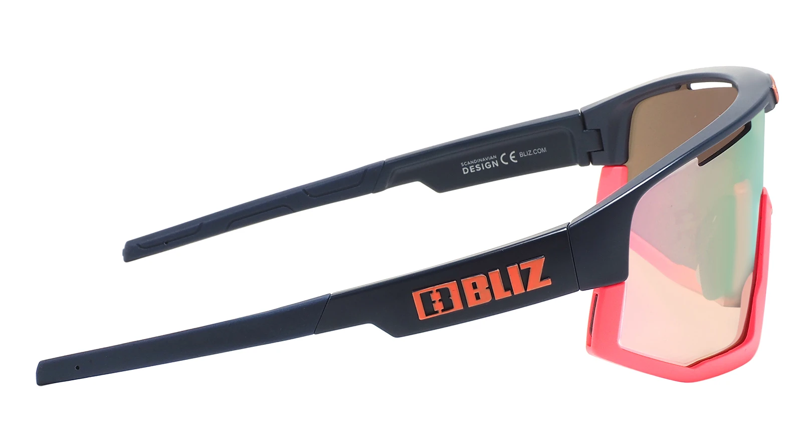 Мужские спортивные очки Bliz Active Fusion Matt Dark Blue оригинальный размер фото 5