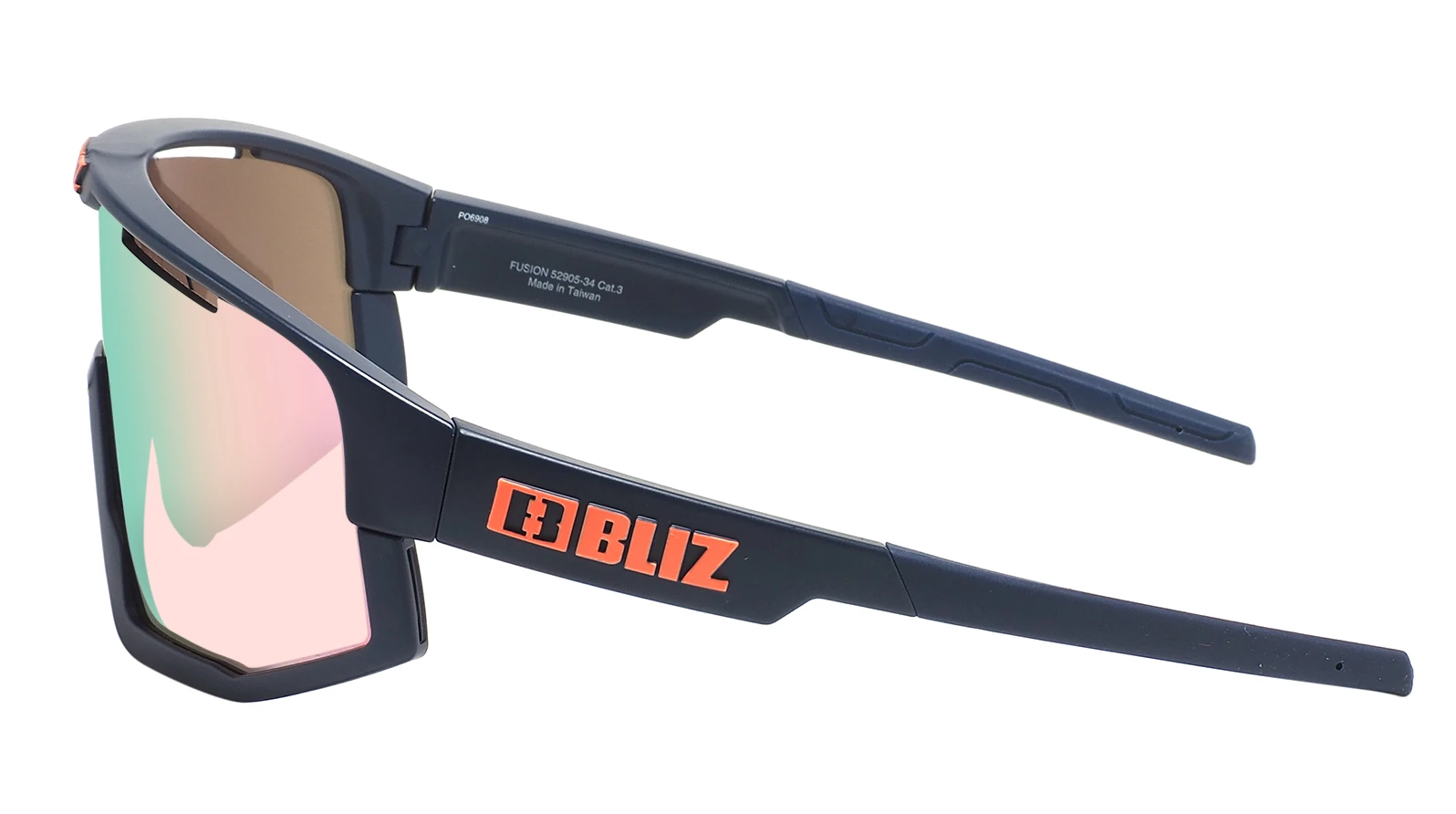 Мужские спортивные очки Bliz Active Fusion Matt Dark Blue оригинальный размер фото 8