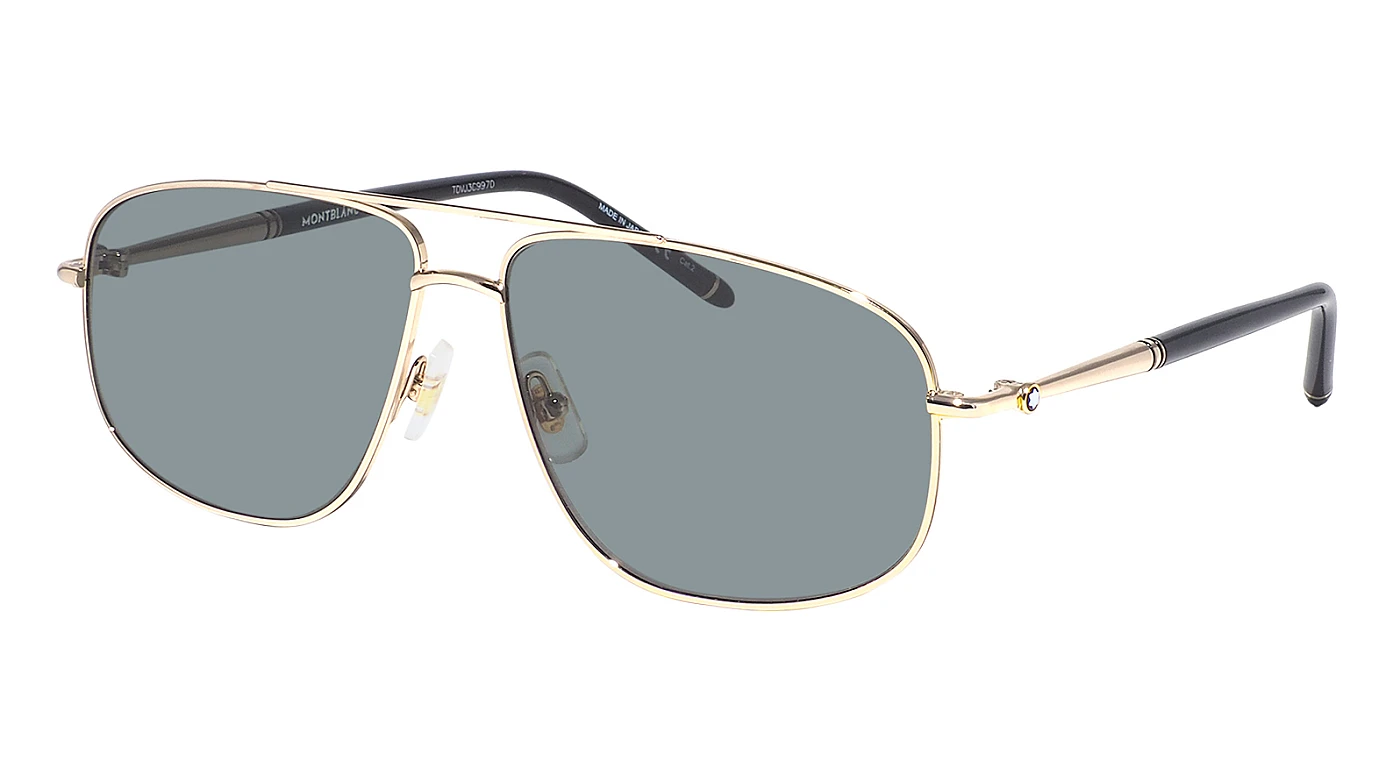 Мужские солнцезащитные очки Montblanc 0069S 002 (aviator) фото 1