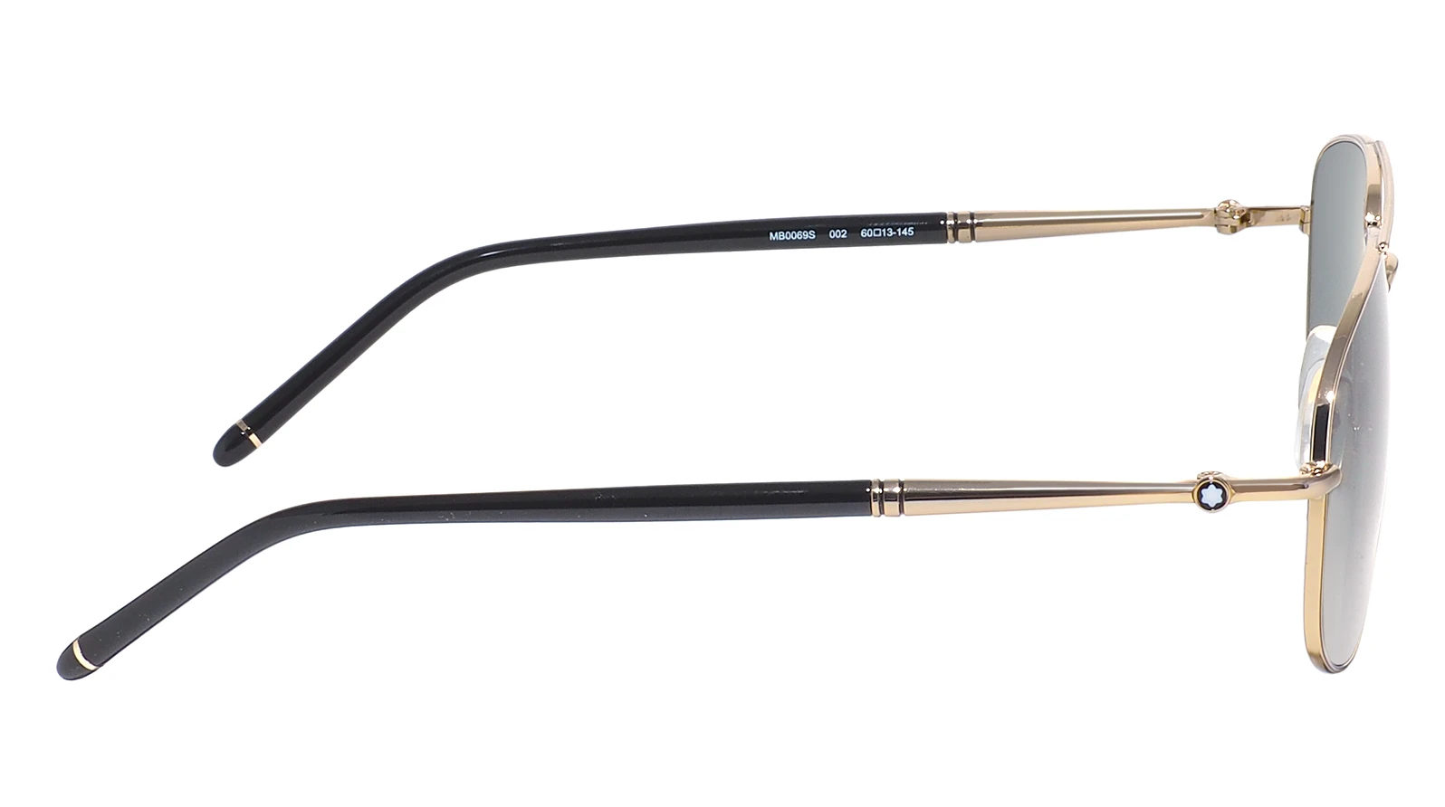 Мужские солнцезащитные очки Montblanc 0069S 002 (aviator) оригинальный размер фото 3