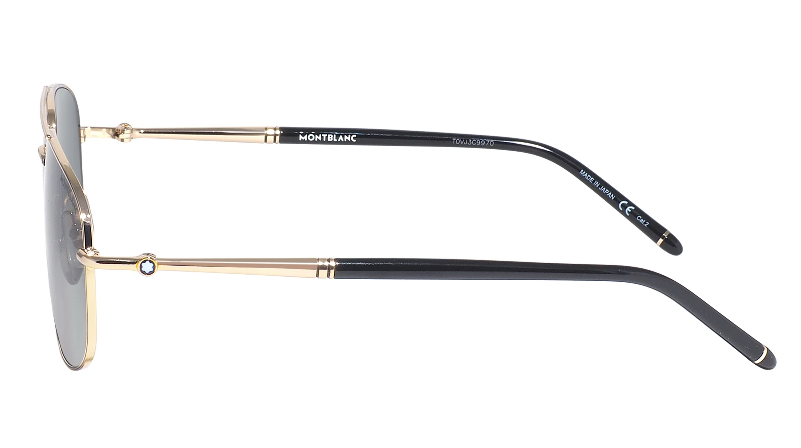 Мужские солнцезащитные очки Montblanc 0069S 002 (aviator) оригинальный размер фото 4