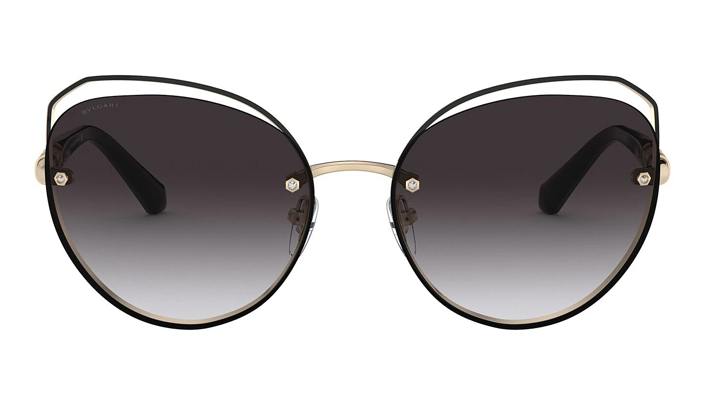 Металлические солнцезащитные очки Bvlgari 6136B 20338G (женские) фото 2