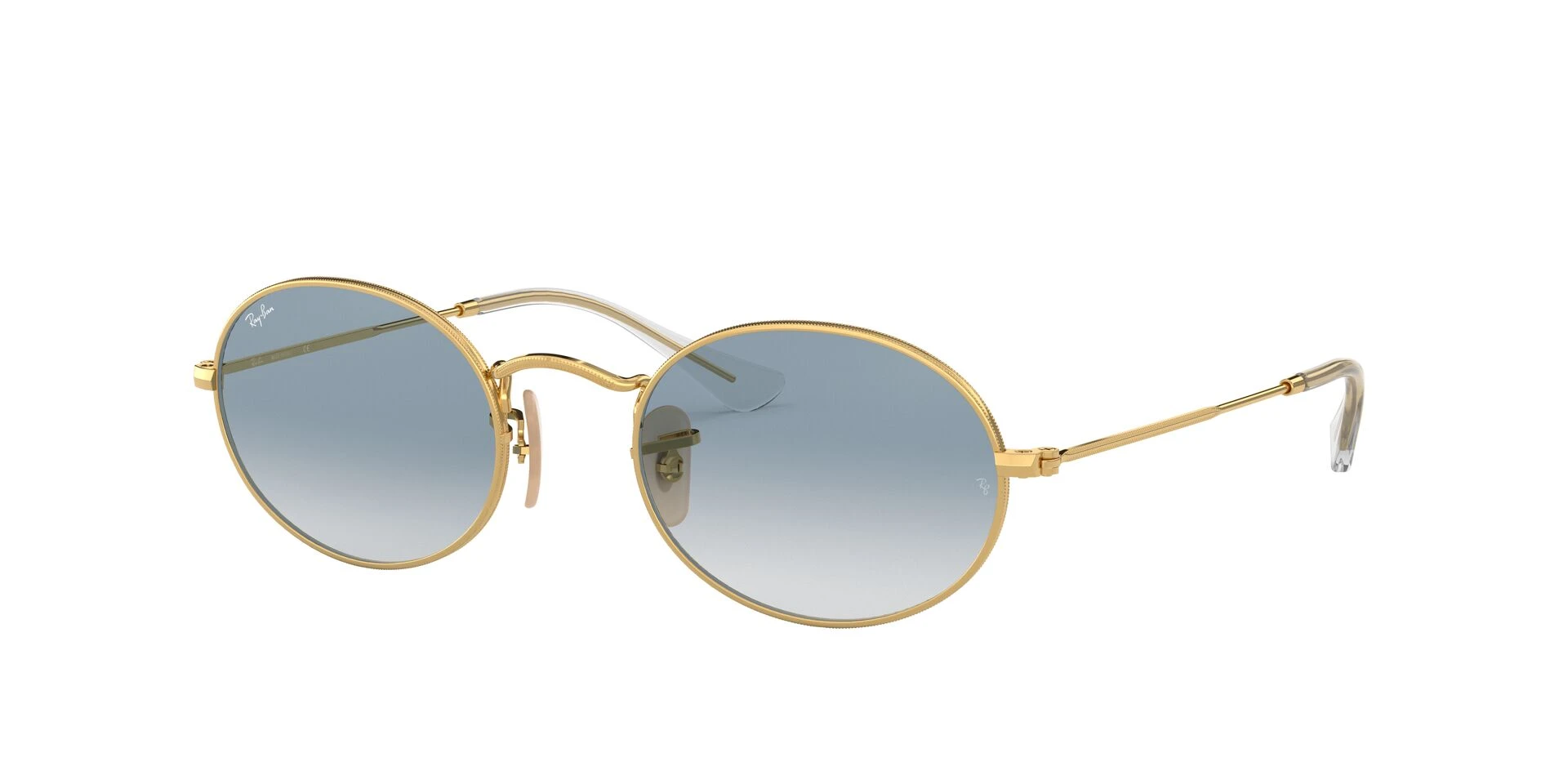 Мужские солнцезащитные очки Ray-Ban Oval Flat Lenses RB 3547N 001/3F оригинальный размер фото 1