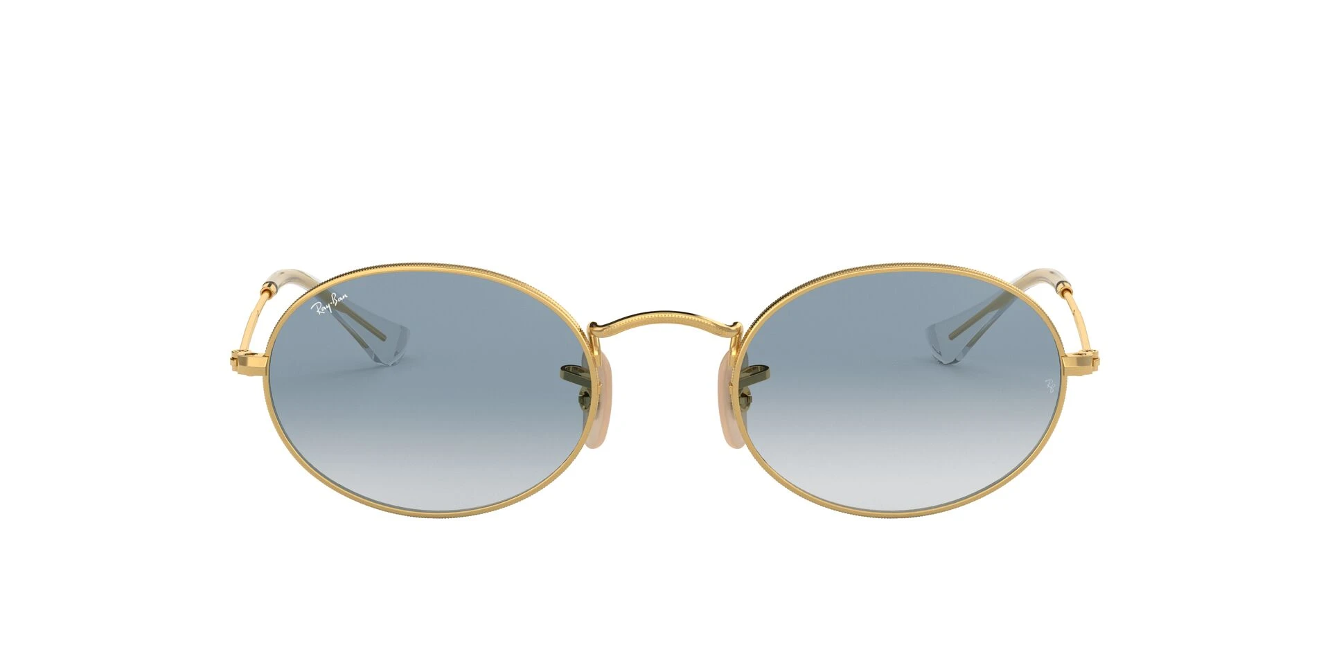 Мужские солнцезащитные очки Ray-Ban Oval Flat Lenses RB 3547N 001/3F оригинальный размер фото 2