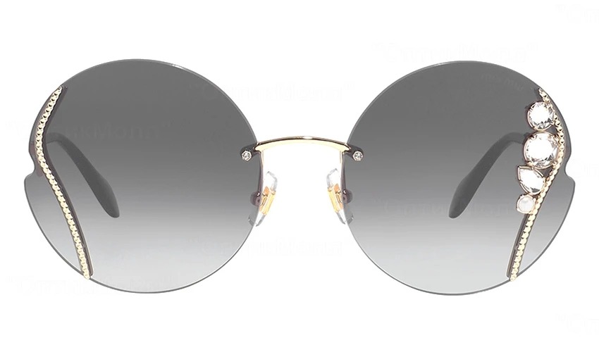Женские солнцезащитные очки Miu Miu 50XS 05O5D1 оригинальный размер фото 2