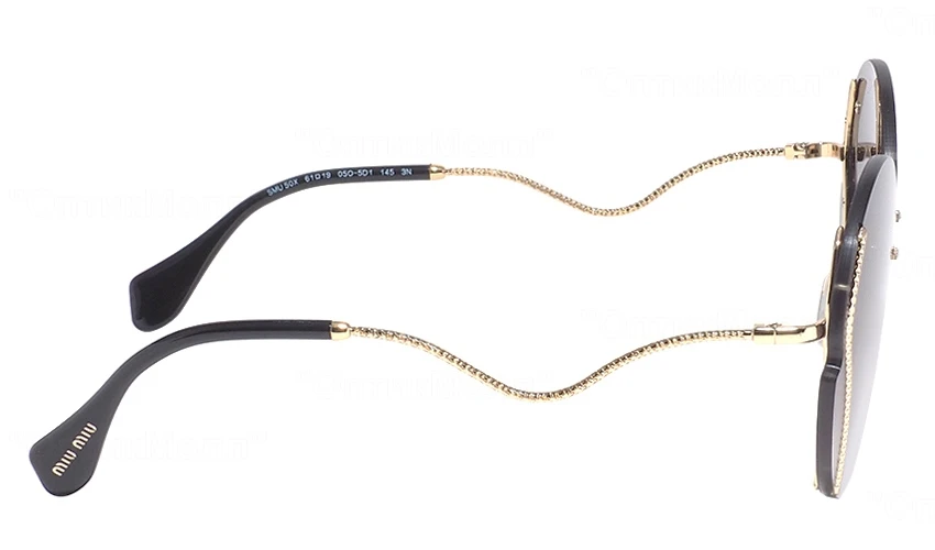 Женские солнцезащитные очки Miu Miu 50XS 05O5D1 оригинальный размер фото 3