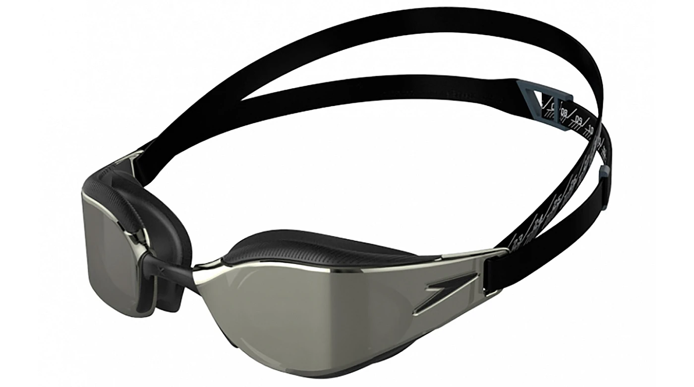 Спортивные очки Очки для плавания Speedo Fastskin Hyper Elite Mirror Black фото 1