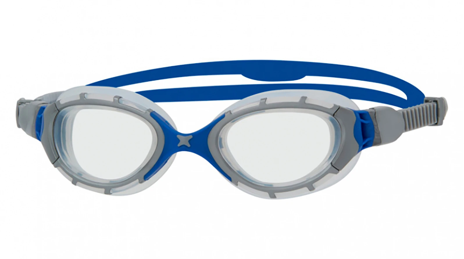 Унисекс спортивные очки Очки для плавания ZOGGS Predator Flex, Clear/Navy оригинальный размер фото 1