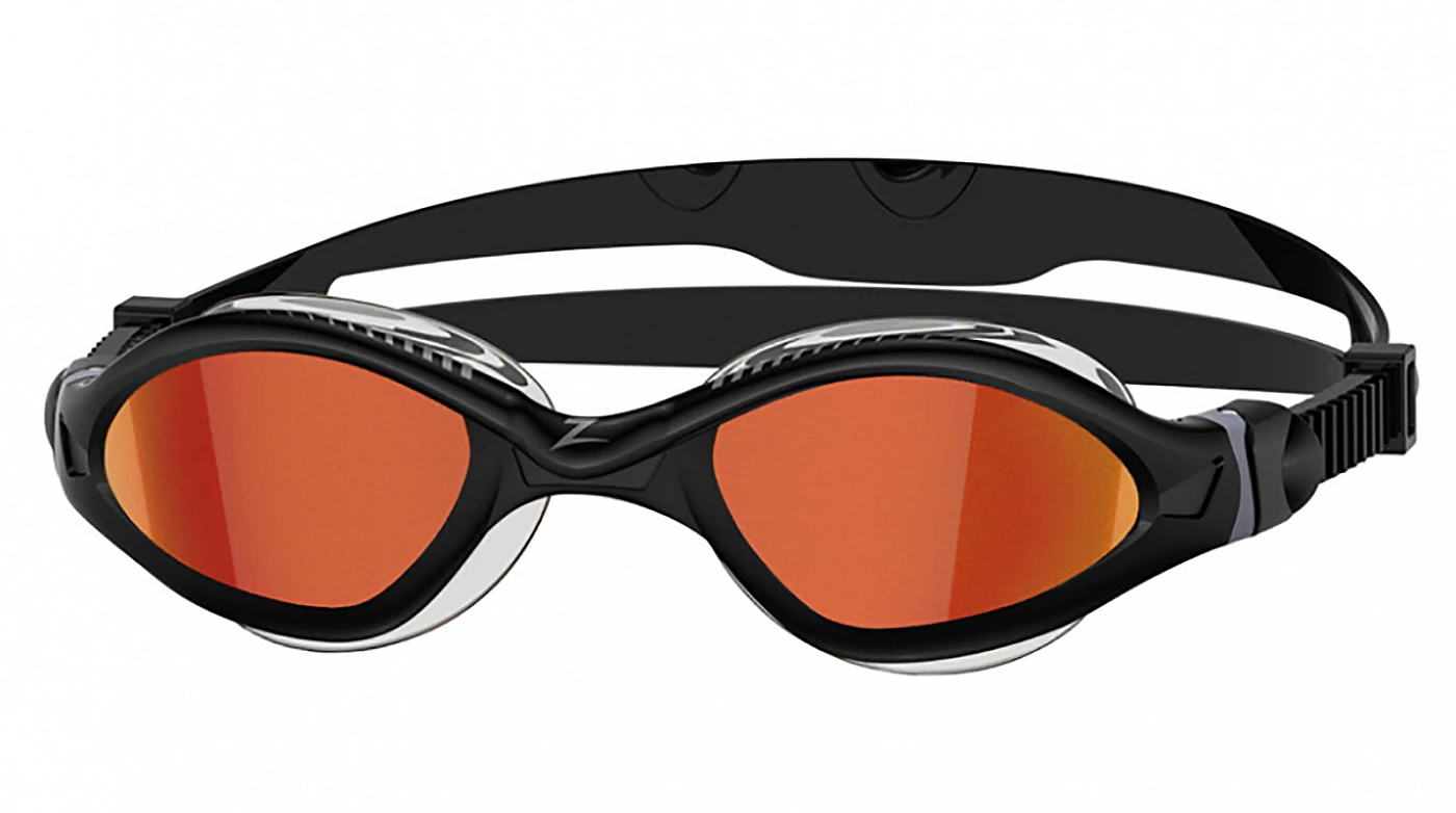 Спортивные очки ZOGGS очки для плавания Tiger LSR+Titanium (черный/красный) Regular фото 1