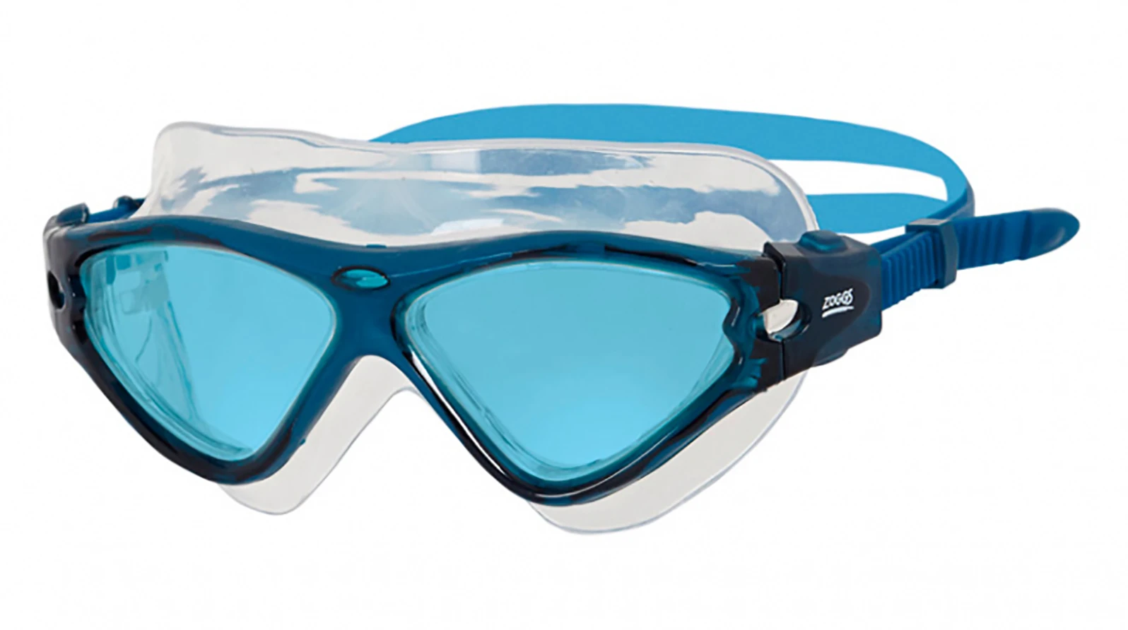 Спортивные очки ZOGGS Очки для плавания Tri-vision Mask (синий/голубой) оригинальный размер фото 1