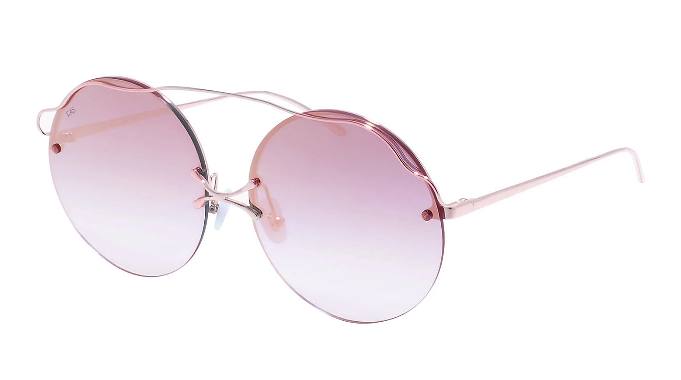 Женские солнцезащитные очки For Art's Sake Aqua Rose Gold JL4 фото 1