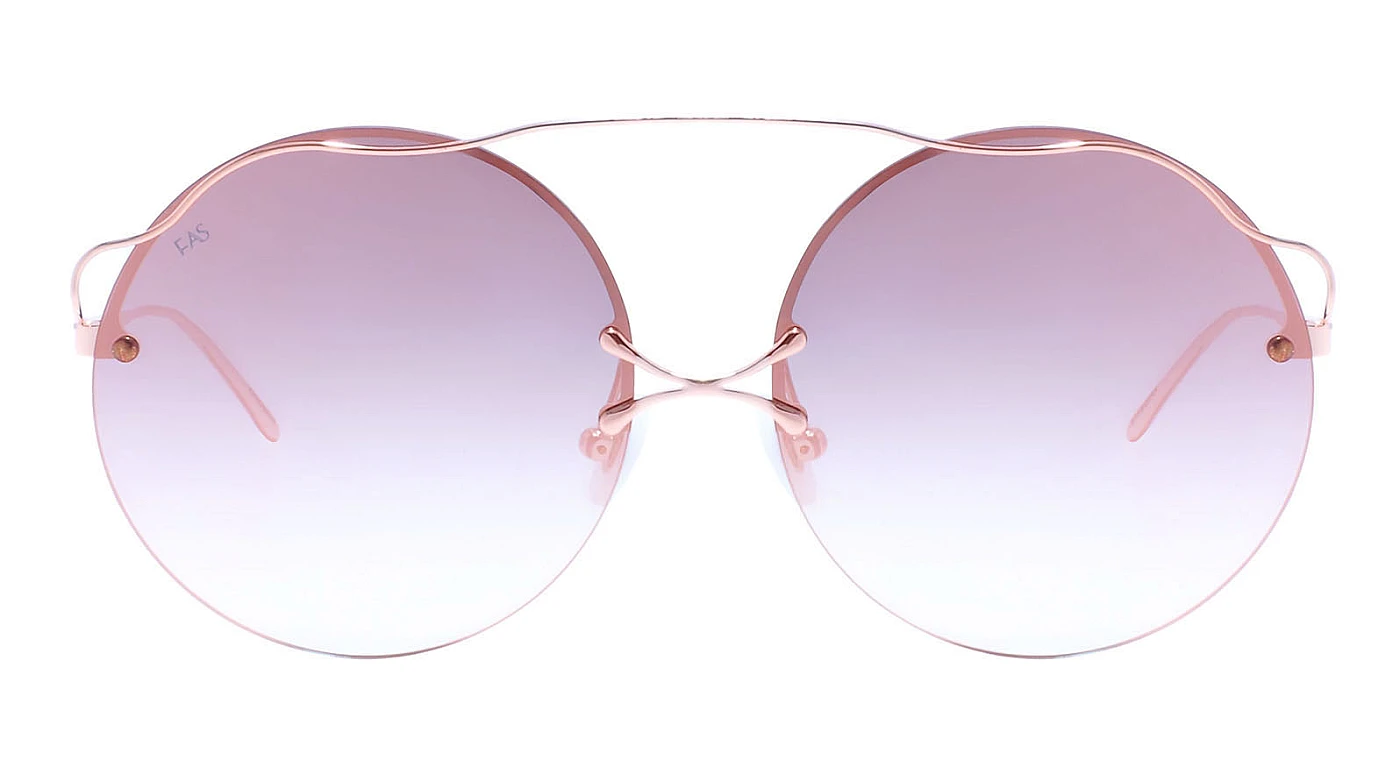 Женские солнцезащитные очки For Art's Sake Aqua Rose Gold JL4 фото 2