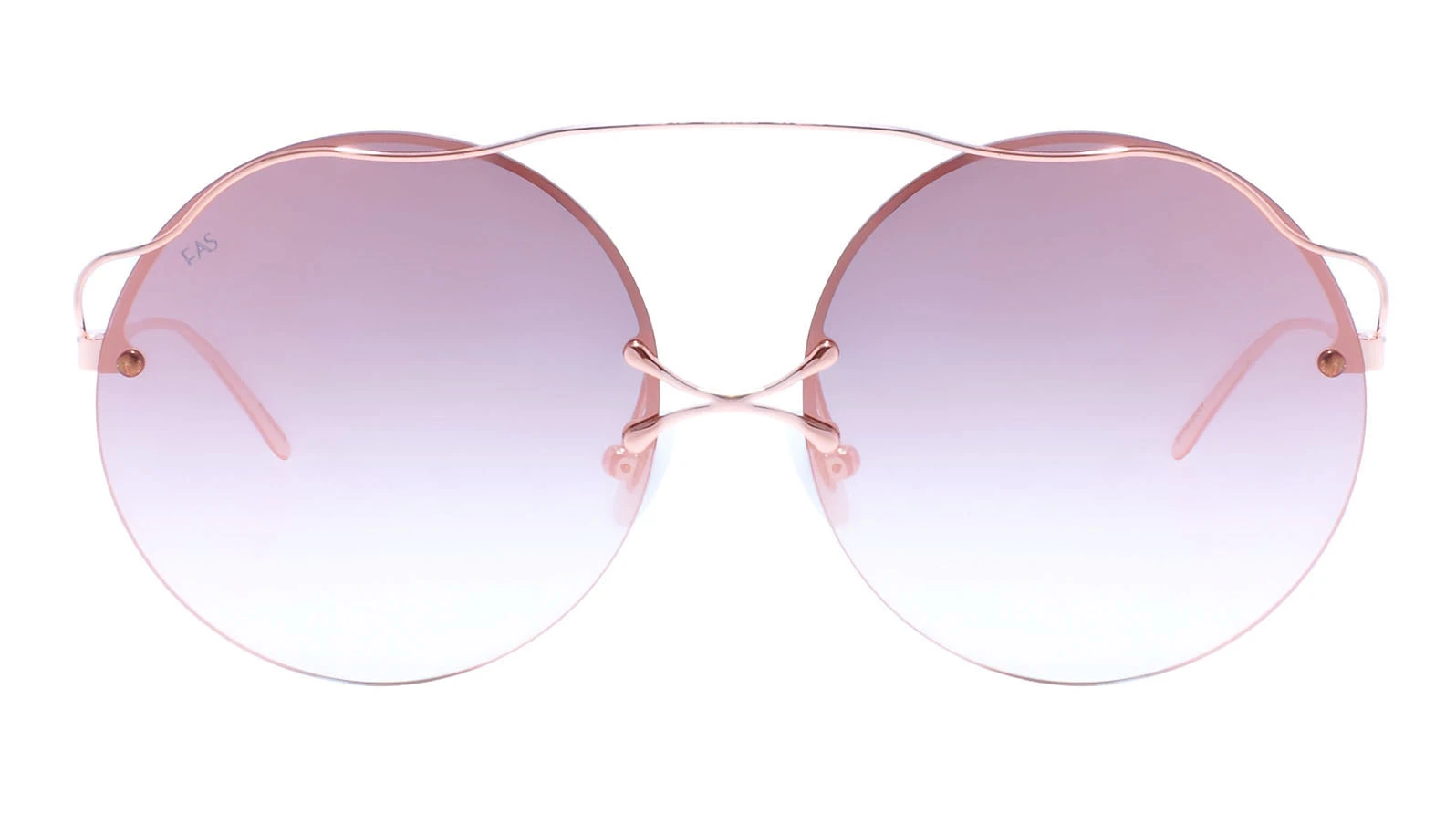 Женские солнцезащитные очки For Art's Sake Aqua Rose Gold JL4 оригинальный размер фото 2