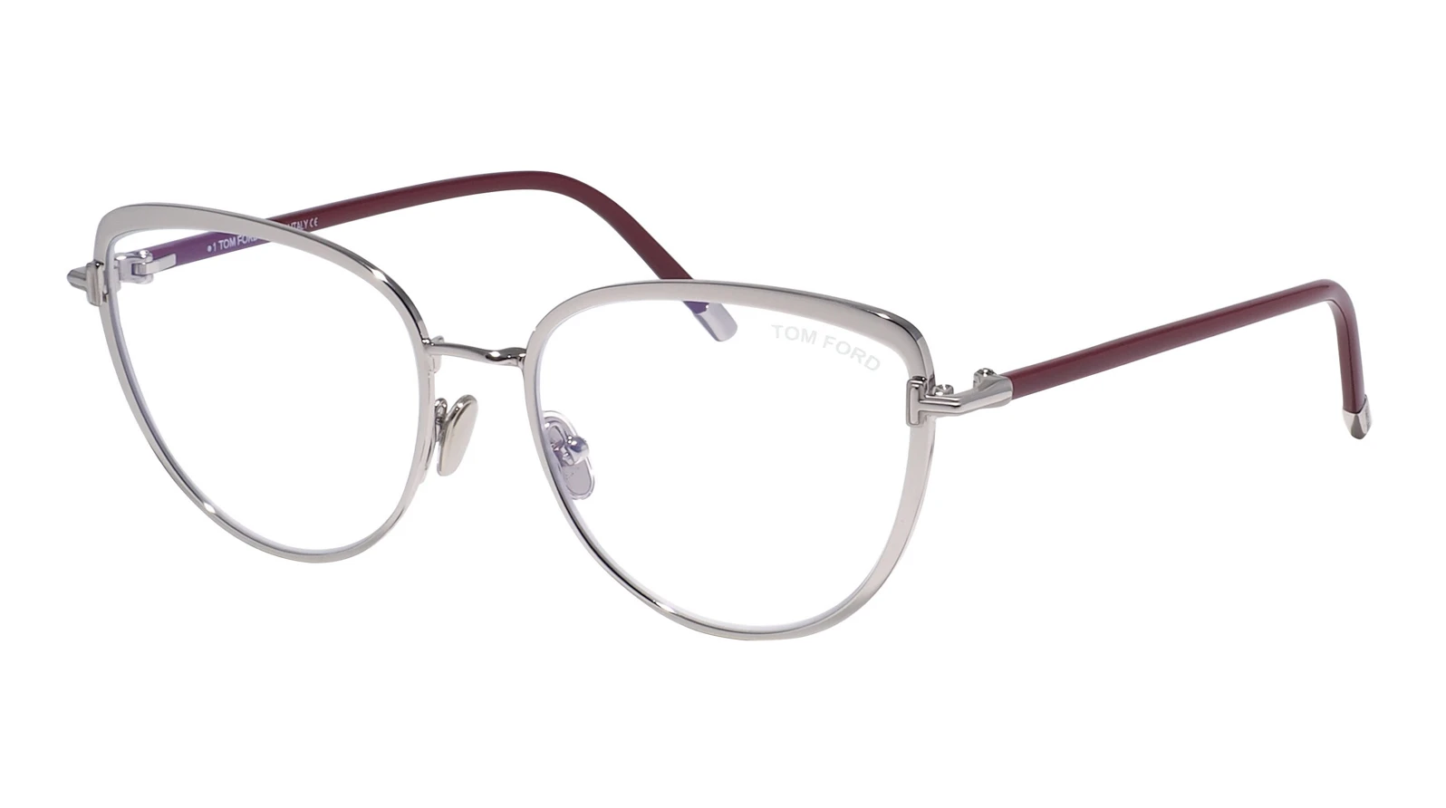 Женская оправа для очков Tom Ford 5741-B 016 (Кошачий глаз) оригинальный размер фото 1