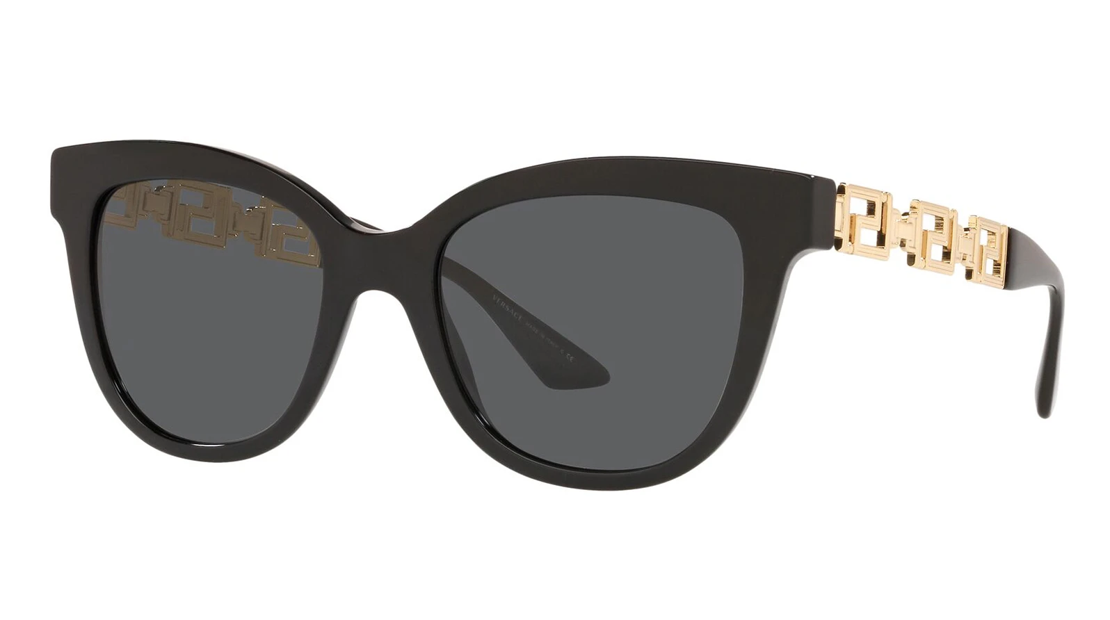 Чёрные солнцезащитные очки Versace 4394 GB1/87 женские оригинальный размер фото 1