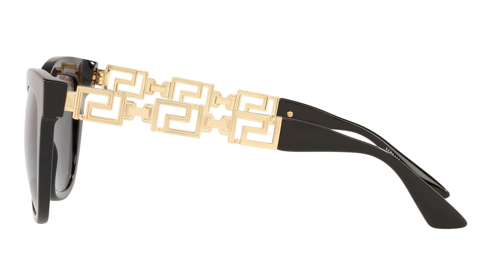 Чёрные солнцезащитные очки Versace 4394 GB1/87 женские оригинальный размер фото 4