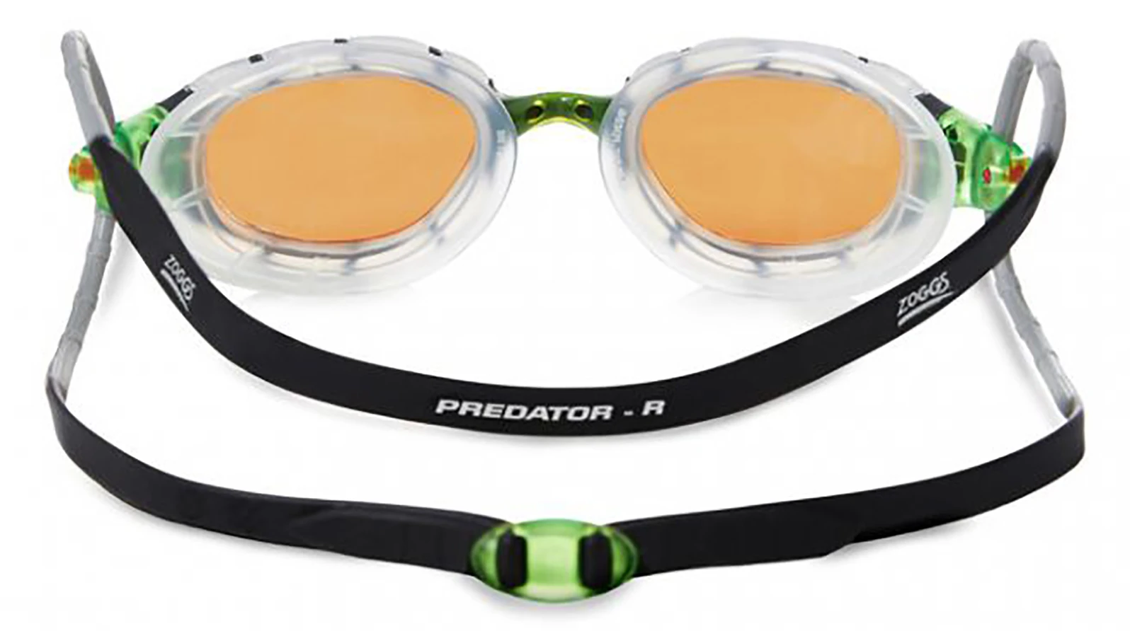 Спортивные очки Очки для плавания ZOGGS Predator Polarized Ultra (серый/золотой) Regular оригинальный размер фото 2