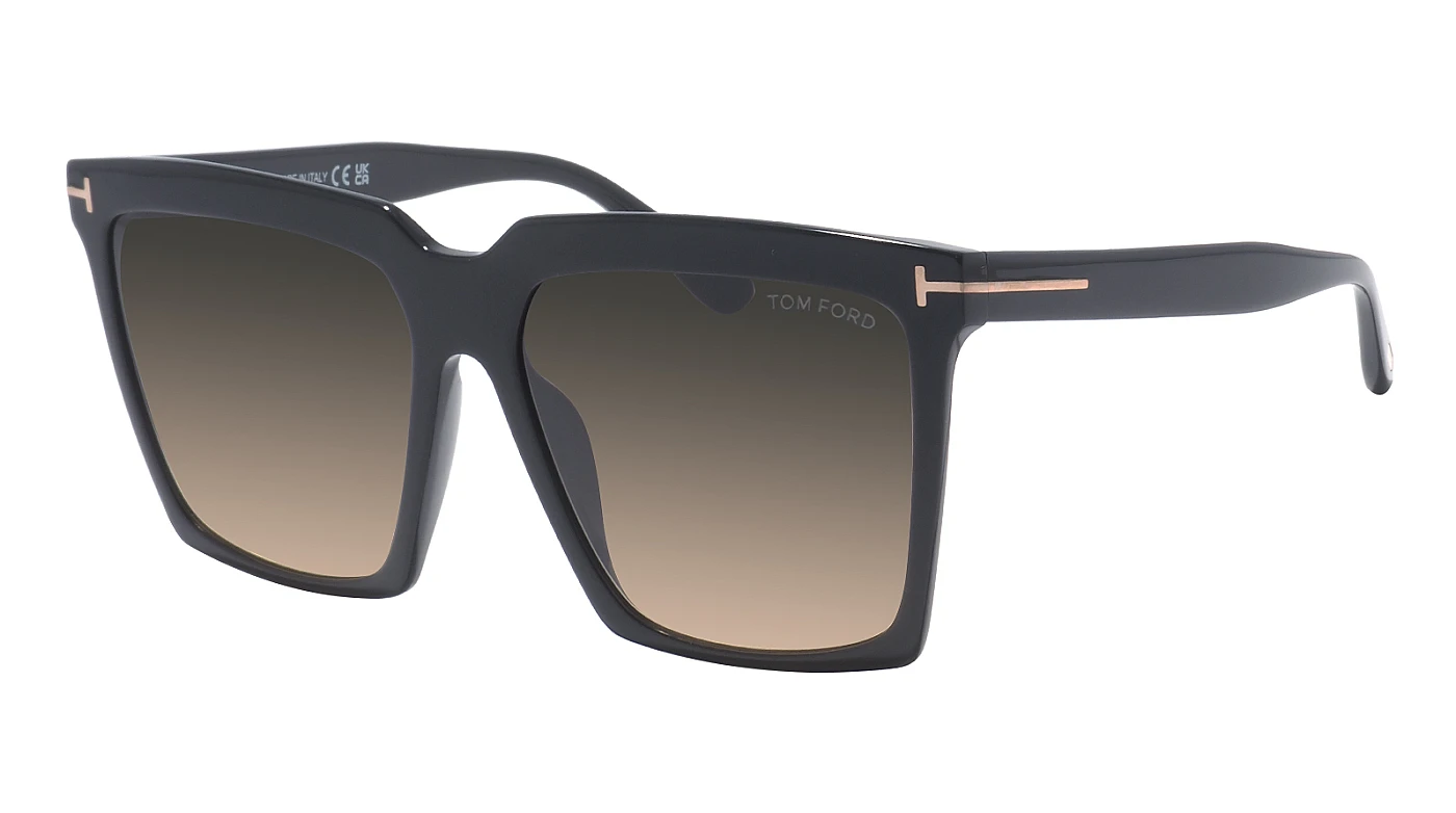 Мужские солнцезащитные очки Tom Ford Sabrina-02 764 01B фото 1