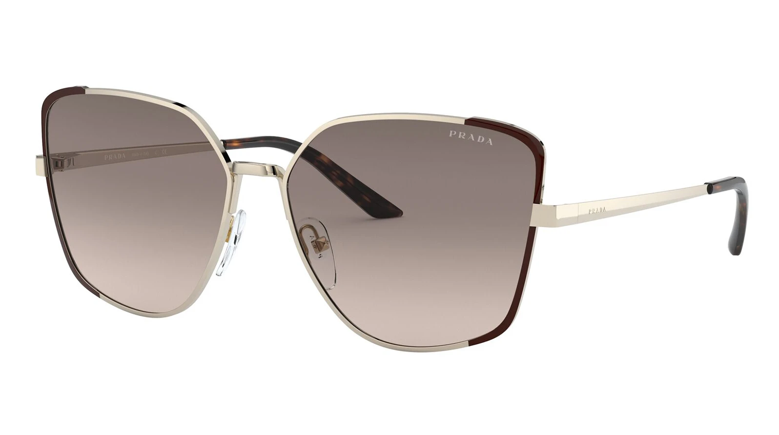 Металлические солнцезащитные очки Prada 60XS KOF3D0 для женщин оригинальный размер фото 1