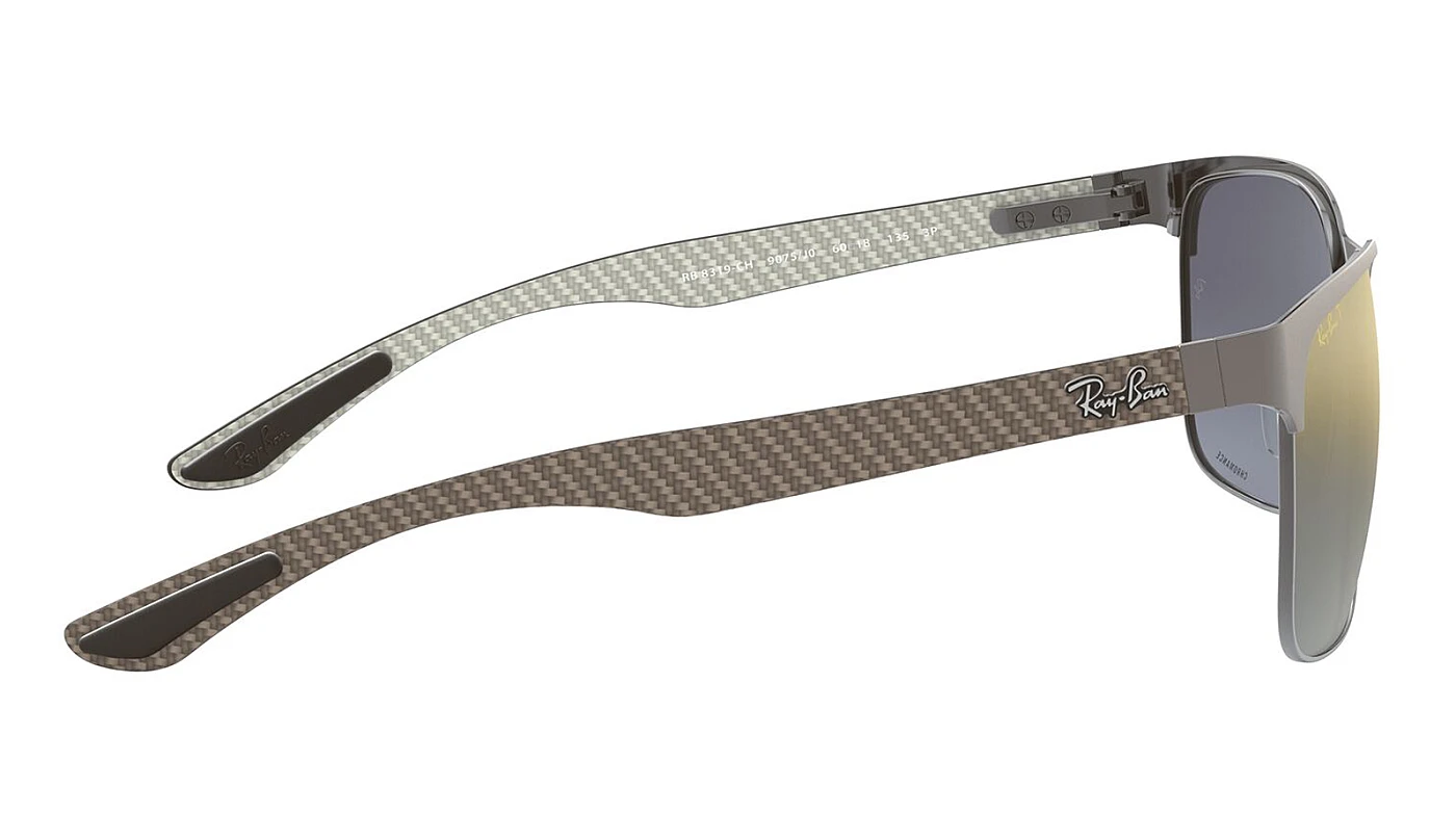 Солнцезащитные итальянские унисекс-очки Ray-Ban 8319CH 9075J0 фото 3