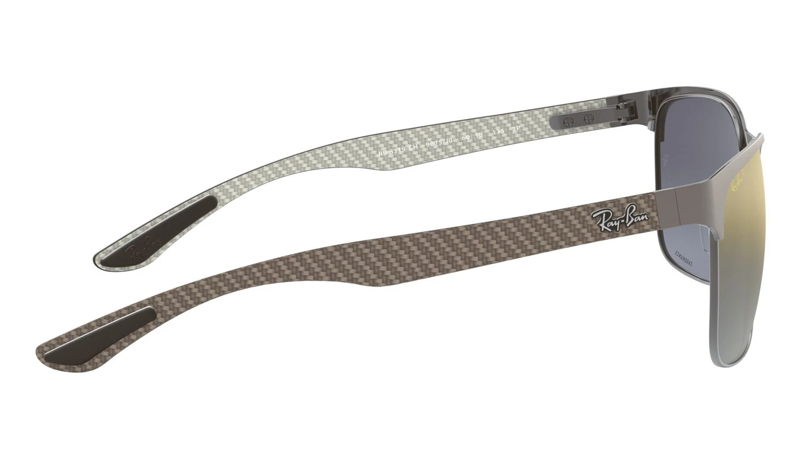 Солнцезащитные итальянские унисекс-очки Ray-Ban 8319CH 9075J0 оригинальный размер фото 3