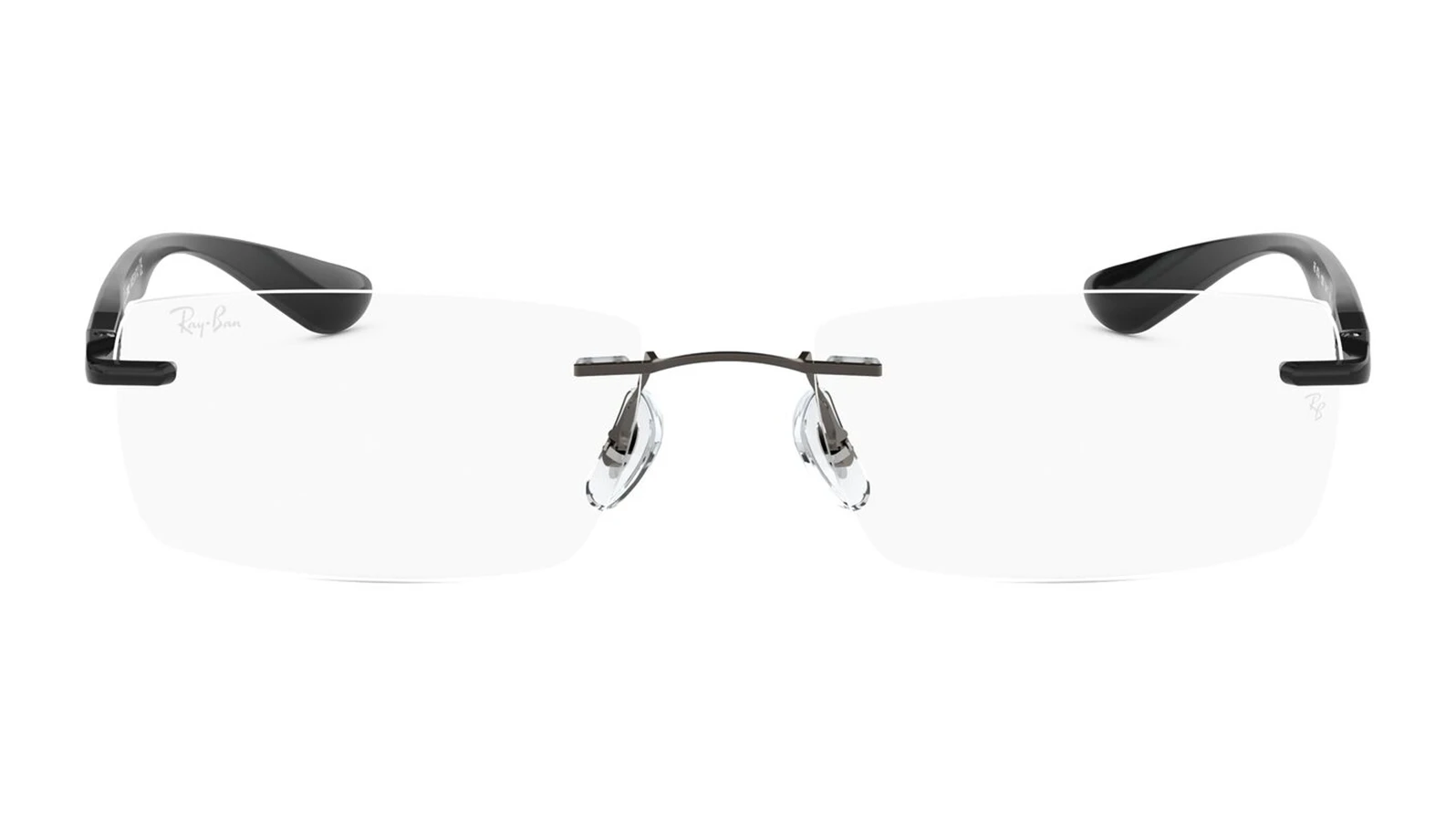 Итальянская мужская оправа для очков Ray-Ban 8724 1000 оригинальный размер фото 2