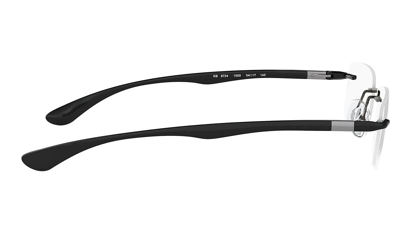 Итальянская мужская оправа для очков Ray-Ban 8724 1000 фото 3