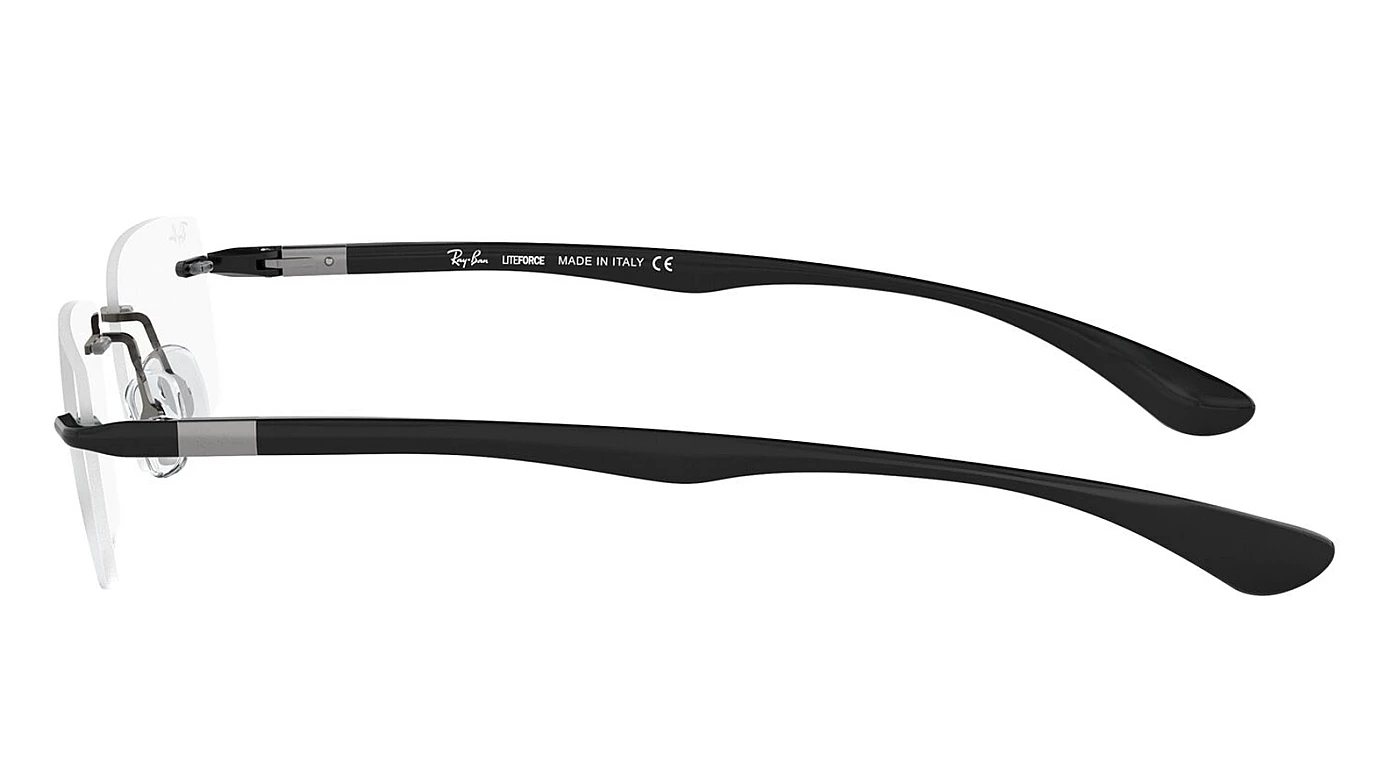 Итальянская мужская оправа для очков Ray-Ban 8724 1000 фото 4