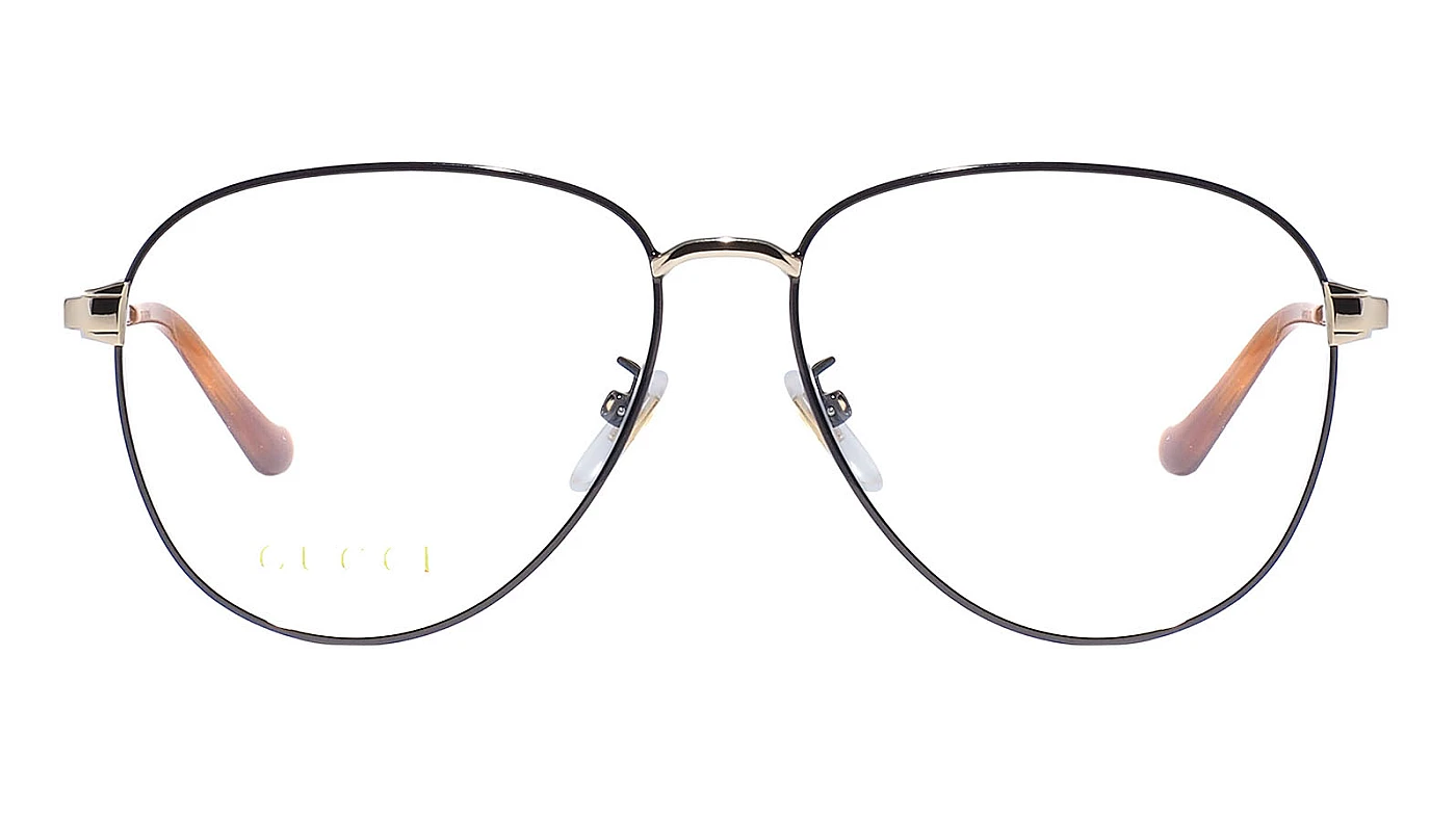 Чёрная металлическая оправа Gucci 0577OA 002 фото 2