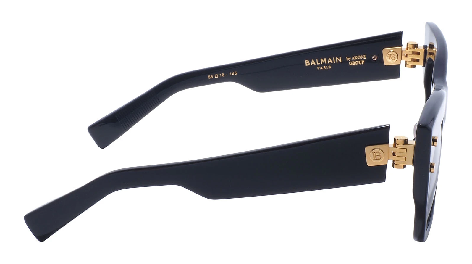 Солнцезащитные очки Balmain B-II BPS-101C-55 NVY-GLD оригинальный размер фото 3