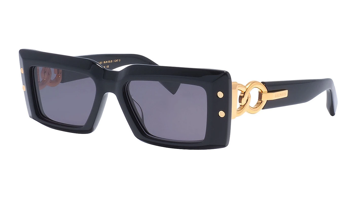 Женские солнцезащитные очки Balmain Imperial BPS-145A-53 BLK-GLD фото 1