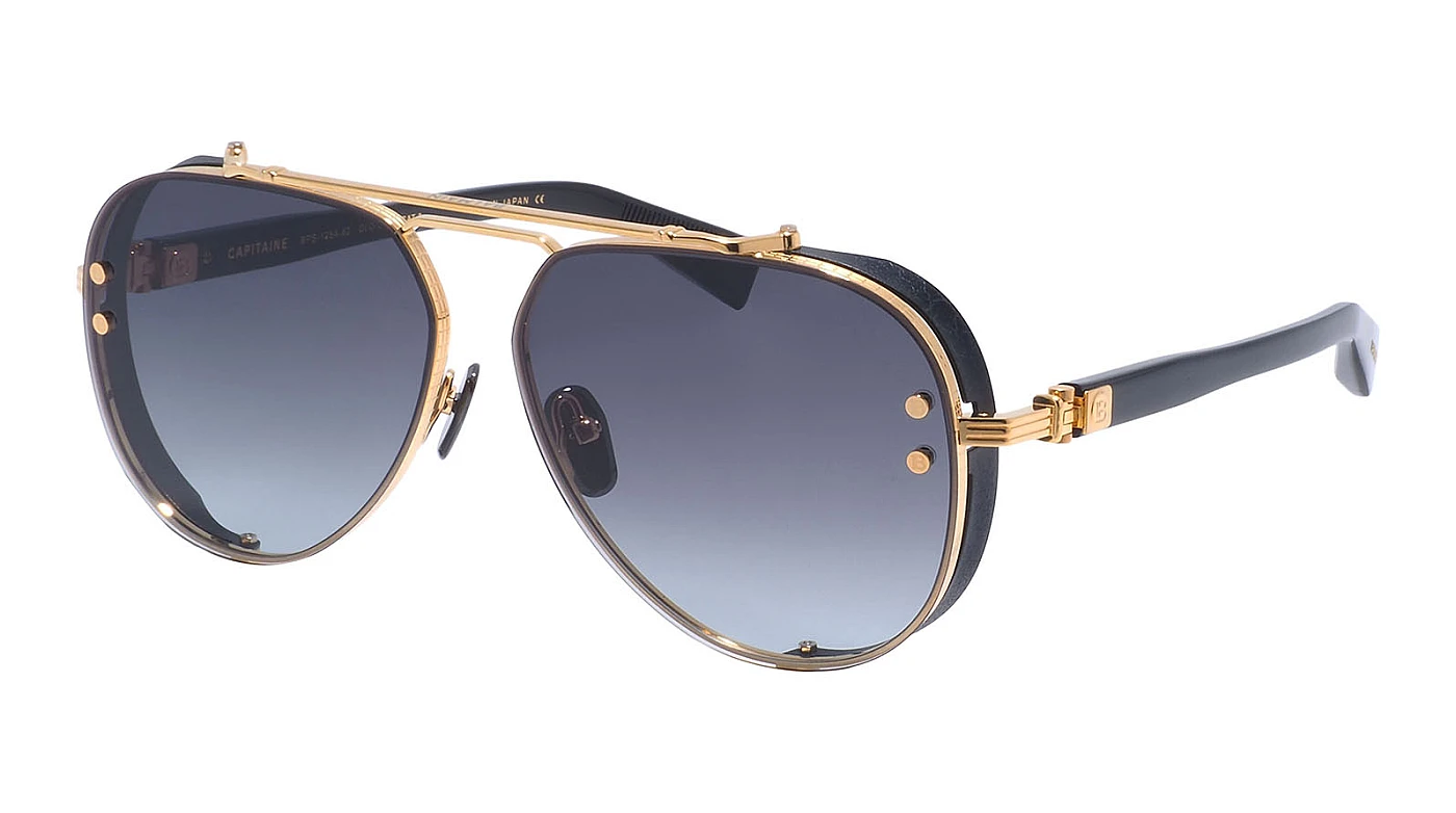 Женские солнцезащитные очки Balmain Capitaine BPS-125A-62 GLD-BLK фото 1