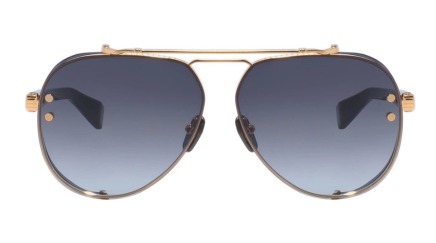 Женские солнцезащитные очки Balmain Capitaine BPS-125A-62 GLD-BLK фото 2