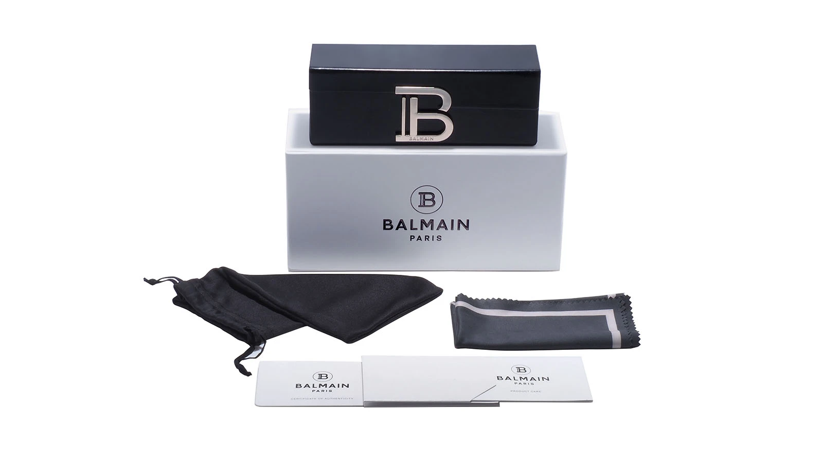 Женские солнцезащитные очки Balmain Capitaine BPS-125A-62 GLD-BLK оригинальный размер фото 5