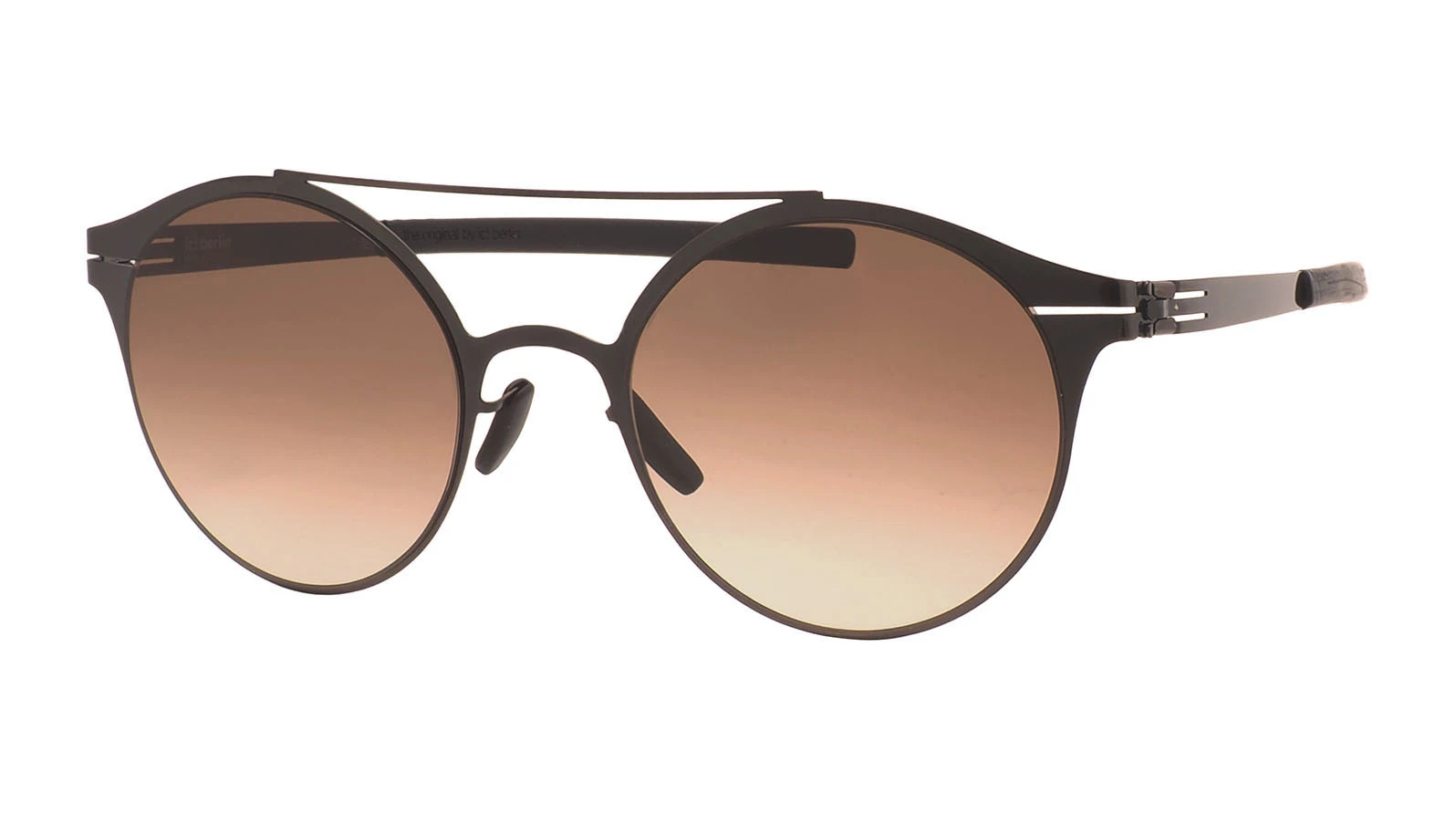 Женские солнцезащитные очки Ic! Berlin Blanca F Gun Metal Brown Gradient оригинальный размер фото 1