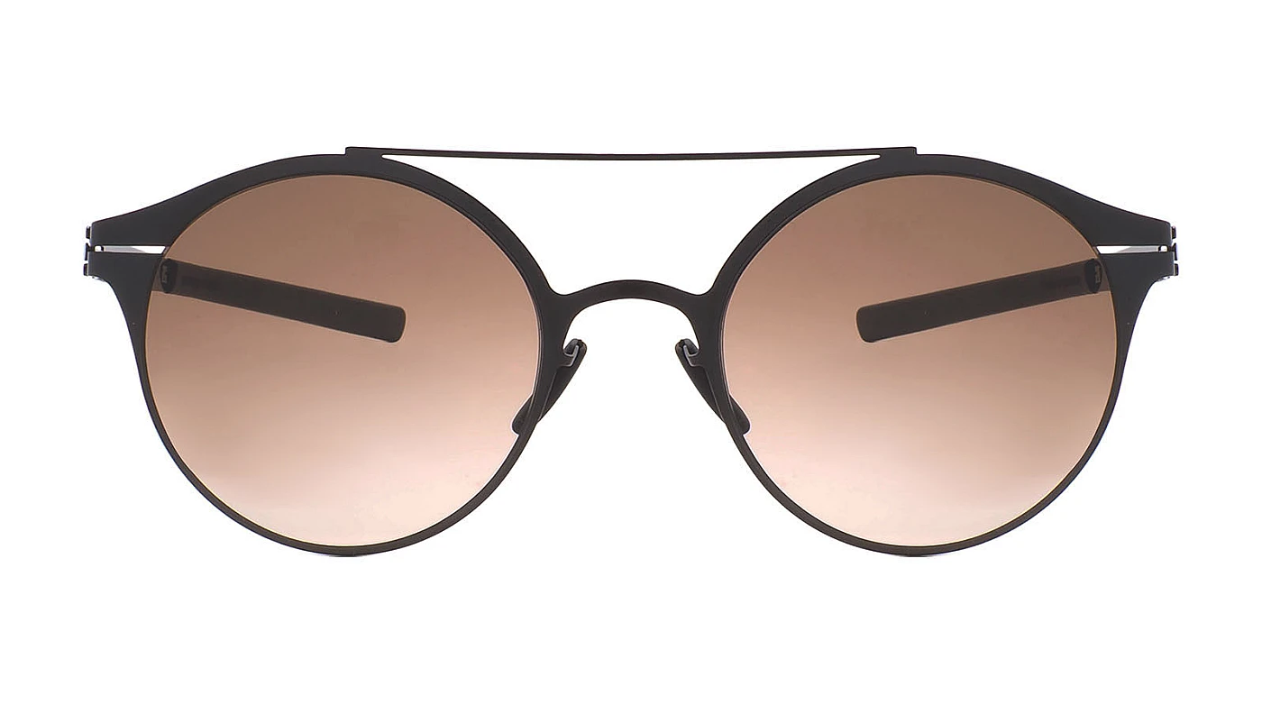 Женские солнцезащитные очки Ic! Berlin Blanca F Gun Metal Brown Gradient фото 2