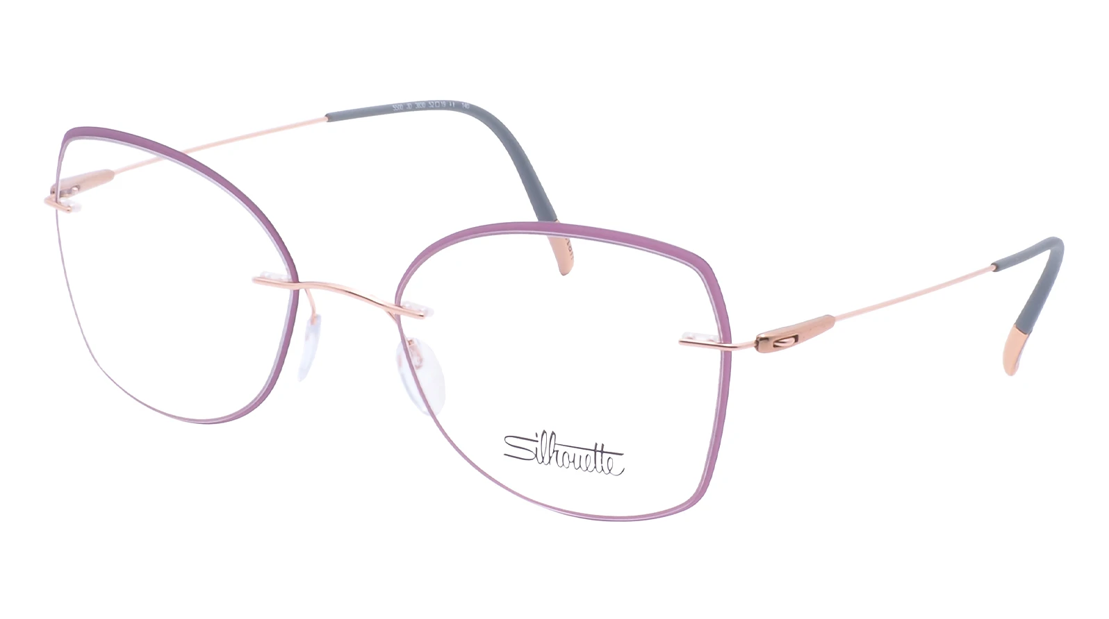 Оправа для очков для зрения Silhouette Colorwave Accent Rings 5500 3830 JD 19-40 оригинальный размер фото 1