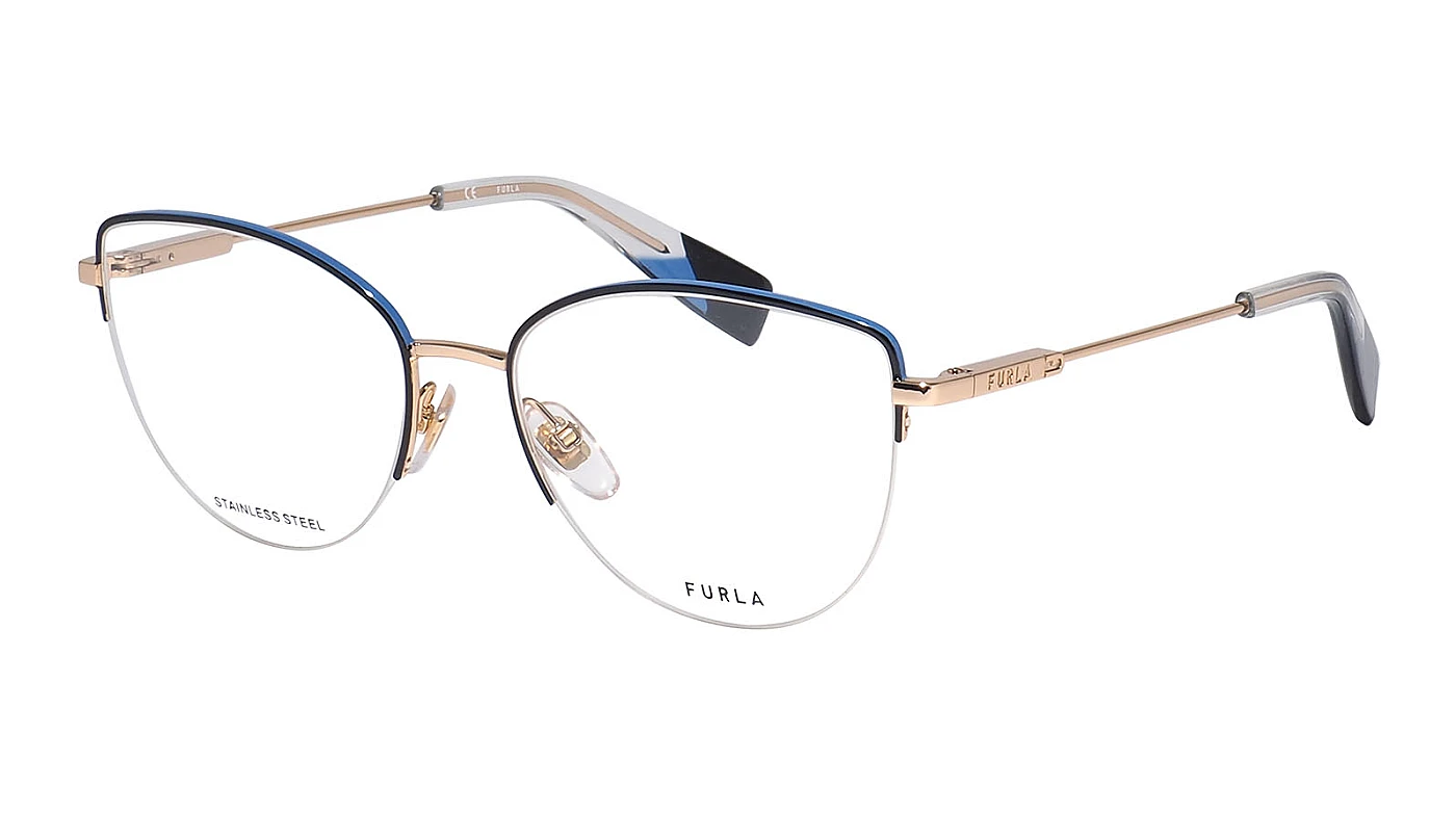 Полуободковая металлическая оправа Furla 448 A93 фото 1